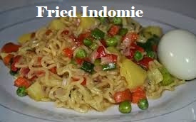 Fried Indomie stuffed with carrots