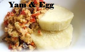 Yam and Egg Sauce