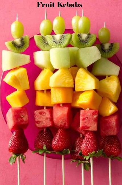 fruit kebabs