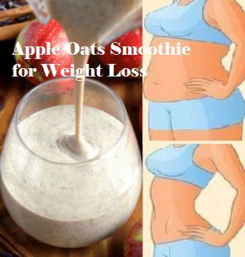 Apple oat smoothie