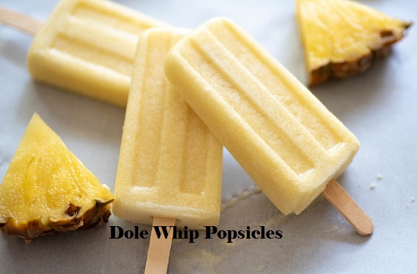 Dole whip Popsicles