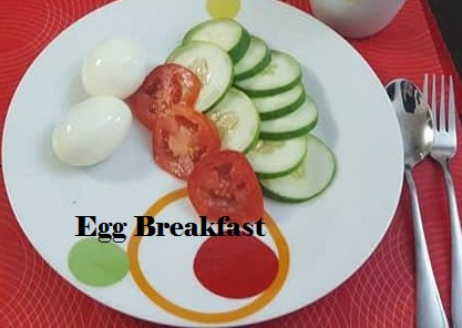 Low calorie egg breakfast