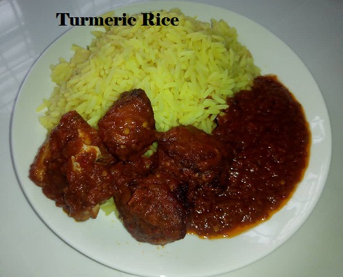 Turmeric rice recipe
