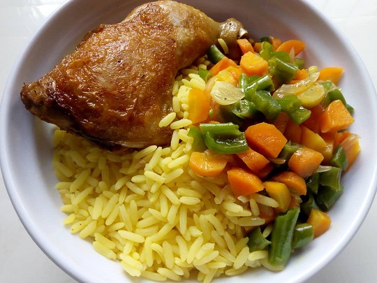 Chicken and Yellow Rice