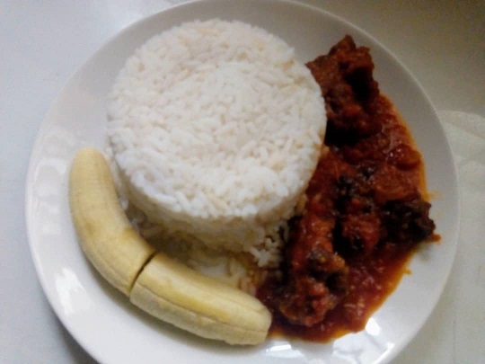 Banana rice