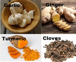 Benefits of Garlic, Ginger, Turmeric