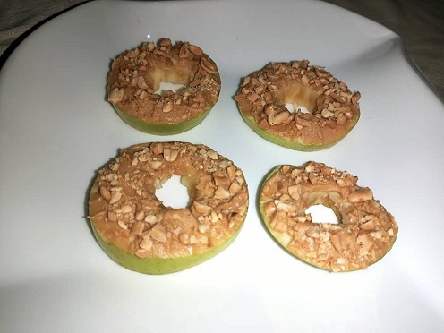 Apple and Peanut Butter Snack 