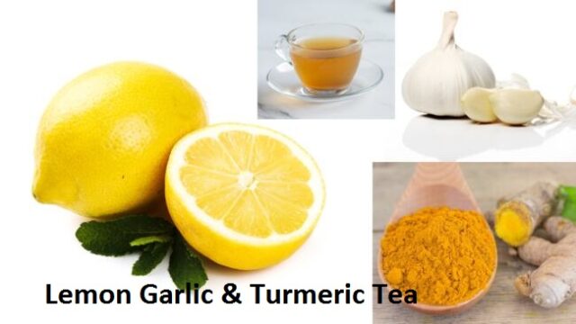 Lemon Garlic Turmeric Tea