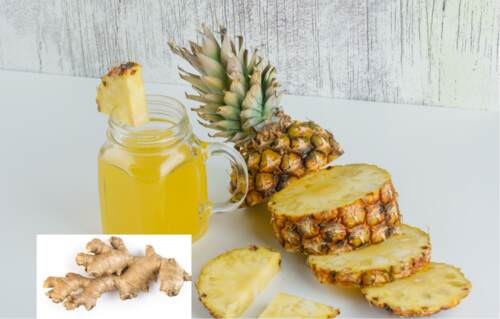 Ginger and Pineapple Juice